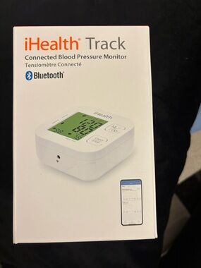 Track Connected Blood Pressure Monitor - White